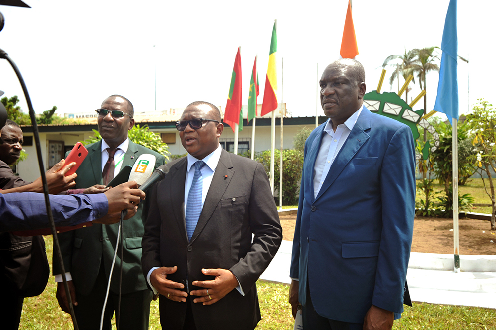 Visite à l'EMSP du Ministre Amadou Coulibaly, PCA