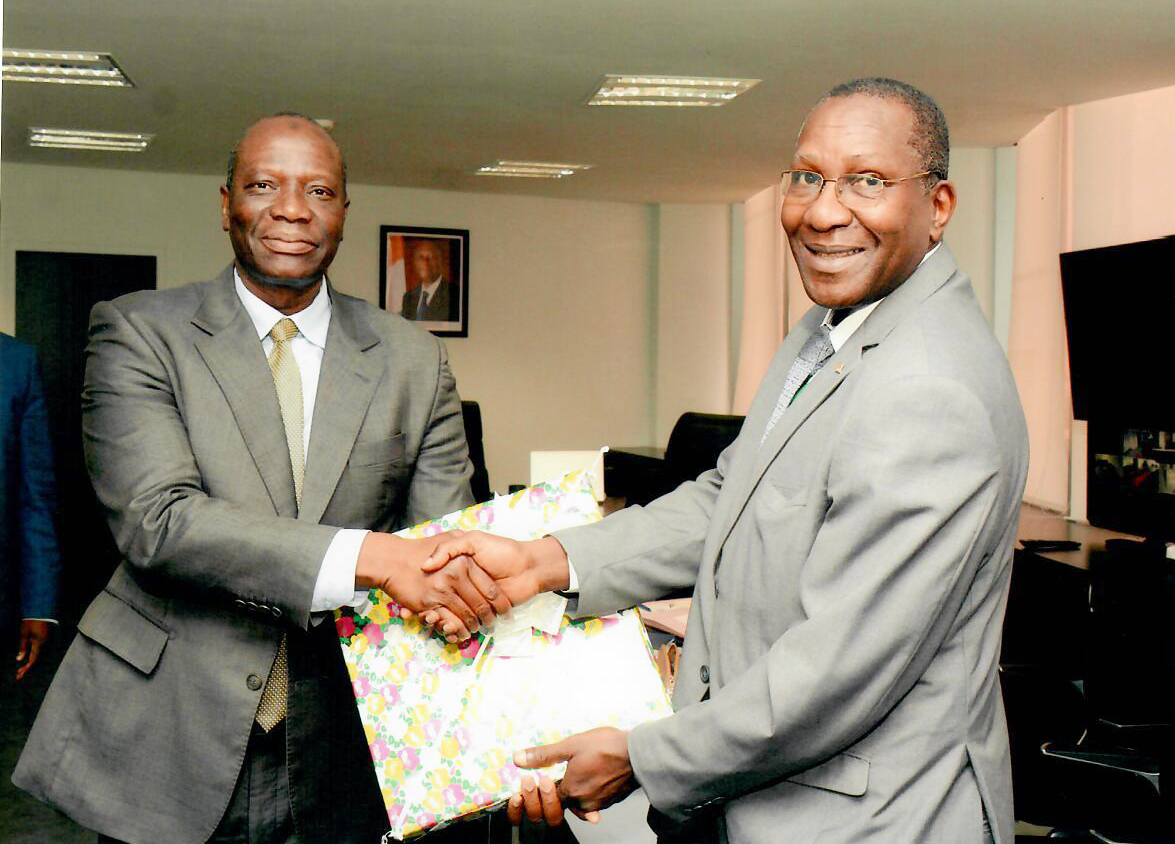 Le DG de l'EMSP et le Ministre du MENUP, Mamadou Sanogo